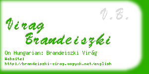 virag brandeiszki business card